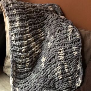 Tan & Gray Throw